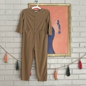 Zara Girls Tan Utility Romper